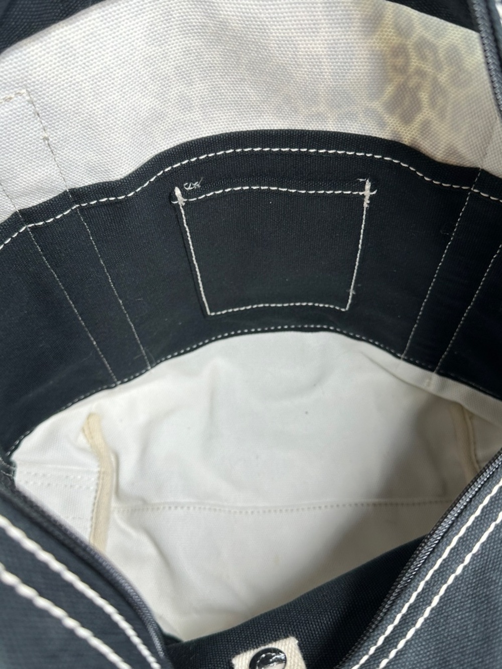 Lands’ End Canvas Zip Tote Bag Cheetah Print - Picture 12 of 15